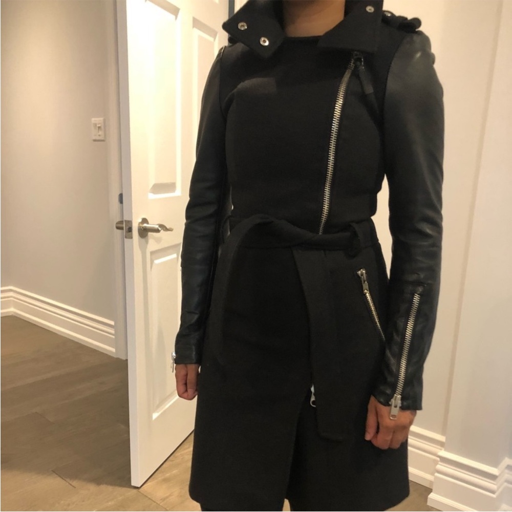 Mackage Black Leather Jacket